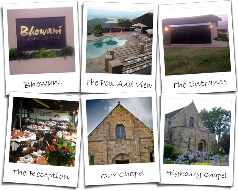 Sharon Steele and Warren Prior's wedding venues